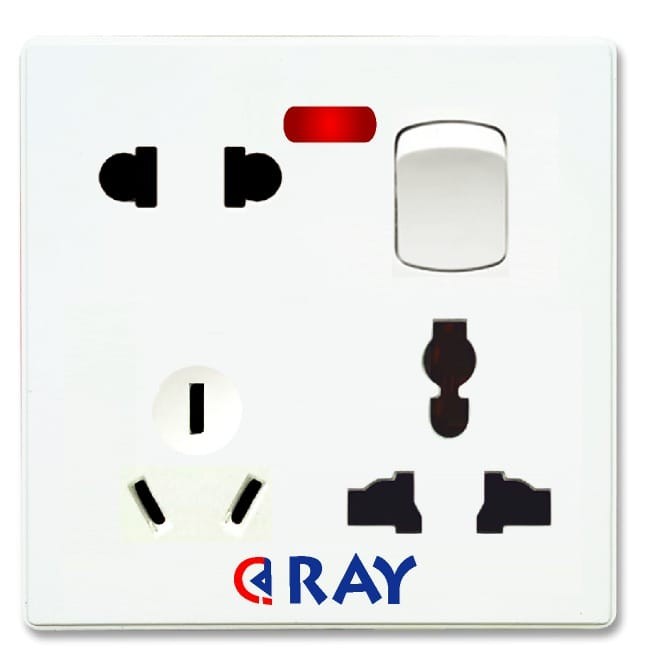 8-pin/6-pin Socket (13 Amp)